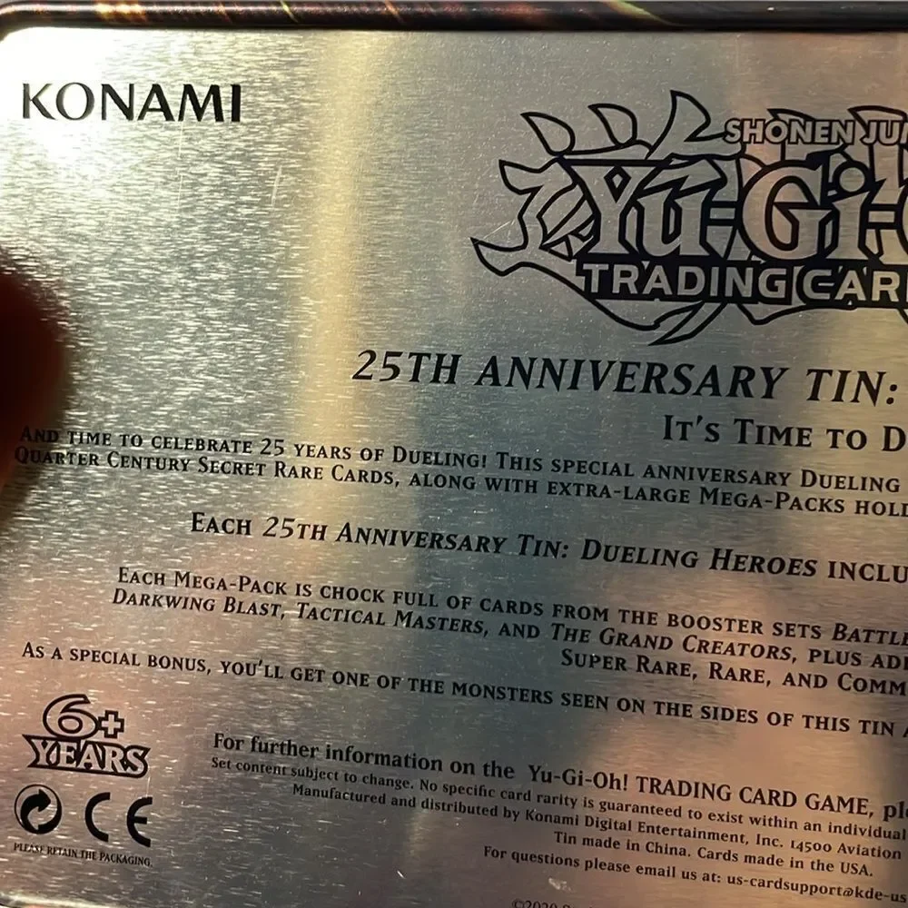Yu-Gi-Oh 25th Anniversary Collector’s Trading Card Game 25th (No Cards)